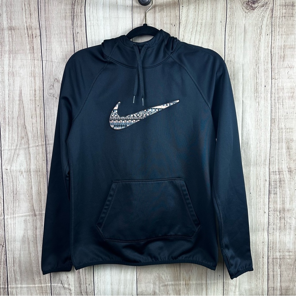 Nike Therma-Fit Black Hoodie with Swoosh